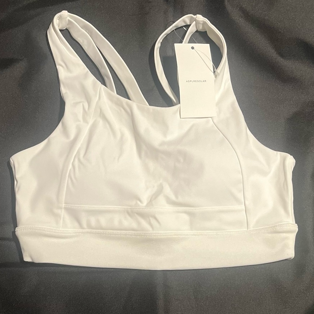 White Sports Bra